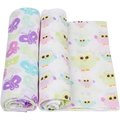 Miracleware MiracleWare 3646 Owls Muslin Swaddle; 2 Pack 3646